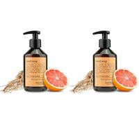 Jean & Len Jabón de Manos Naranja sanguina y Vetiver, jabón líquido en dispensador para manos limpias y cuidadas, aroma afrutado y amaderado, sin parabenos, siliconas ni microplásticos, vegano, 250 ml