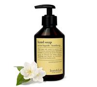 Jean & Len Jabón de manos Neroli y jazmín, limpia las manos con suavidad, jabón líquido en dosificador para manos limpias y cuidadas, aroma cautivador, sin parabenos ni siliconas, vegano, 250 ml