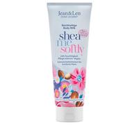 Jean & Len Leche corporal nutritiva con Manteca de karité, vegan, 250 ml | Cuida intensamente la piel seca y es respetuoso con la piel, sin parabenos, siliconas ni aceite mineral
