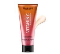 Jean & Len Loción Corporal Vitamina C, con Superox C™ AF de ciruela cacatúa y vitamina E, asegura una piel radiante y una tez más uniforme, cuidado corporal sin parabenos ni siliconas, vegano, 200 ml