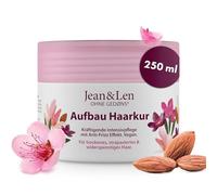 Jean & Len Mascarilla reconstructora Almendra & Keratina, vegan, 250 ml | Repara el cabello con estructura dañada, reduce puntas abiertas y rotura, alisa la estructura, sin parabenos ni siliconas