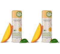 Jean & Len mini champú seco frescor y agarre, sin raíces grasas, sin residuos blancos, fragancia afrutada de mango, para todo tipo de cabellos, tamaño viaje, sin parabenos ni siliconas, vegano, 50 ml