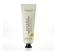Jean & Len Mini Silky & Rich Tratamiento para manos Bergamota y madera de cedro, práctico tamaño de viaje, manos suaves, sin parabenos ni siliconas, vegana, 30 ml