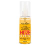 Jean & Len protector del calor 2-phase leave-in spray, protege el cabello del daño por calor hasta 220°C, formulación antiencrespamiento, sin parabenos ni siliconas, vegano, 100 ml