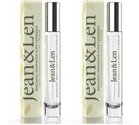 Jean & Len Scent Experience Cedro y Bergamota, eau de toilette con fragancia de bergamota y cedro, práctico mini perfume, ideal para viajar, 10 ml (Paquete de 2)