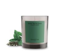 Jean & Len Scented Candle Grey Vetiver & Cedarwood, elaborada con manteca de karité, duración de combustión aprox. 40 horas, diseño minimalista, aroma sensual, vegano, 195 g