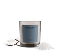 Jean & Len Scented Candle Sea Salt & Coconut, elaborada con manteca de karité, duración de combustión aprox. 40 horas, diseño minimalista, aroma exótico, vegano, 195 g