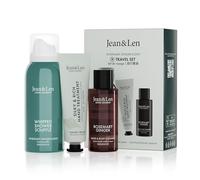 Jean & Len Set de viaje de romero y jengibre, pequeño regalo o recuerdo ideal, productos para el cuerpo y la mente, embalaje certificado FSC, tamaño pequeño para viaje, set de regalo vegano