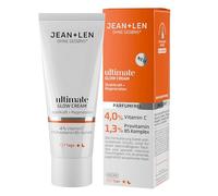 Jean & Len Ultimate Glow Cream, ideal para todo tipo de pieles, proporciona una tez radiante, con derivado de vitamina C, crema facial sin perfume y vegana, 50 ml