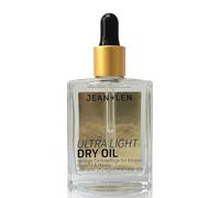 Jean & Len Ultra Light Dry Oil, aceite seco nutritivo para cuerpo, rostro y cabello, textura ligera, con aceite de almendra y de uva, aroma coco-vainilla, sin parabenos ni siliconas, vegano, 45 ml