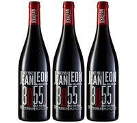 Jean Leon 3055 Merlot, vino tinto orgánico - 3 botellas de 750 ml, total 2250 ml