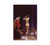 Jean Leon Gerome - Póster artístico sobre lienzo de Vendiendo esclavos en Roma, impresión moderna para dormitorio, sin marco, 60 x 90 cm