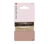 JEAN LOUIS DAVID - Lote de 2 gomas elásticas para el cabello con cuentas - Adorno - Joyas para el cabello - Pulseras - Color al azar - Peinado fácil y moderno - Todo tipo de cabello