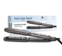 Jean Louis David - Plancha Vapor Styler - Placas finas turmalina cerámica - Depósito de 10 ml - 6 temperaturas - Alisado preciso pelo corto a mediados de largo - Hidratación, brillo
