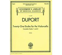 Jean-louis duport: 21 etudes for the violoncello - complete books 1 and 2
