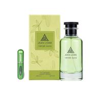 Jean Lowe Verde Aura Eau de Parfum 100ml, Perfume Unisex Cítrico y Fresco | Perfume Árabe Dulce e Intenso Unisex, Incluye Atomizador Recargable