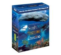 Jean-Michel Cousteau's Film Trilogy (Dolphins & Whales/Sharks/Ocean Wonderland Blu-ray 3D)