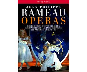 Jean - Philippe Rameau. Operas: Les Boréades + Castor Et Pollux + In Convertendo + Les Indes Galantes + Les Paladins + Zoroastre [Alemania] [DVD]