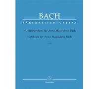 Jean sebastien bach : le petit livre d'anna magdalena bach - klavierbuchlein anna magdalena