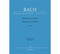 Jean sebastien bach : magnificat in d bwv 243 - magnificat en re majeur - chant & reduction piano