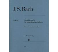 Jean Sebastien Bach – Petit livre pour Anna Magdalena Bach – sin digitación – piano y voz