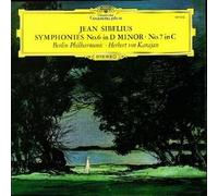 JEAN SIBELIUS/BERLIN PHILHARMONIC/HERBERT VON KARAJAN - SYMPHONIEN NR 6 D-MOLL.NR7 C-DUR VINYL LP[139032]IMPORT GERMANY