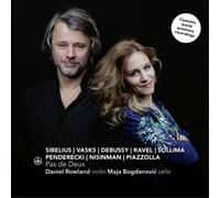 Jean Sibelius Daniel Rowland/Maja Bogdanovic: Pas De Deux (CD) (Importación USA)