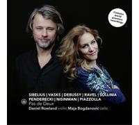Jean Sibelius Daniel Rowland/Maja Bogdanovic: Pas De Deux (CD) (Importación USA)