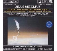 Jean Sibelius: Violin Concerto in D minor (Original Version); Violin Concerto in D minor