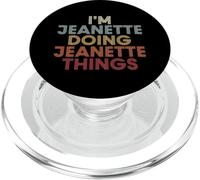 Jeanette Name Jeanette Personalized Name First Given PopSockets PopGrip para MagSafe