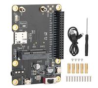 Jeankak Sombrero Base 4G / 3G LTE para Raspberry Pi 4/3/2 / B y módulo de Placa de Ordenador a USB con Tarjeta SIM, Accesorios para Raspberry Pi