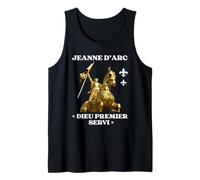 Jeanne D'arc Historia Orleans Dios Premier Servido Francia Camiseta sin Mangas