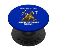 Jeanne D'arc Historia Orleans Dios Premier Servido Francia PopSockets PopGrip Adhesivo