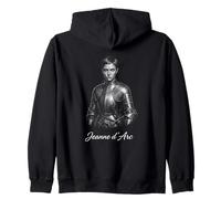 Jeanne DArc Icono de Guerrero heroína Francesa Medieval Sudadera con Capucha