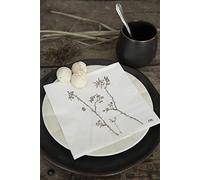 Jeanne D'Arc Vida Franz.servietten Servilleta Rosehip Shrup Shabby Brocante Servilleta de Papel Servilleta 33x33cm 20 Unidad