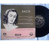 Jeanne Demessieux - LW 5095 JEANNE DEMESSIEUX Bach Organ Works 10" LP
