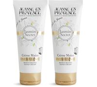 JEANNE EN PROVENCE - Crema de manos - Jasmin Secret - Nutre, fragancia y suaviza - Para pieles secas - 95% de ingredientes de origen natural - Fabricado en Francia a Grasse - 75 ml (Paquete de 2)