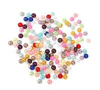Jeanoko 1000 Cuentas de Diamantes de Imitación con Parte Trasera Plana, Perlas de Flores de Sol de Colores Brillantes para Hacer Joyas y Proyectos de Manualidades, Resina Ligera