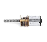Jeanoko 12FN20 Mini DC Gear Motor Rueda Dentada de Reducción de Velocidad Duradera 180 RPM para Aplicaciones Robóticas Acero Inoxidable 1 Unidad