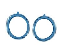 Jeanoko 2 Uds 896584000 143 Kit de Neumáticos Delanteros Azules 896584000 143 Neumáticos Accesorios Piezas con Super Joroba para el Hogar Al Aire Libre Piscina Limpiador Piezas de Repuesto