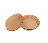 Jeanoko 50pcs 7.9in Frey de Aceite de Freidora Desechable Finer para la Tienda de Postres de Cocina, Revestimiento de Papel de Freidora de Aire sin Palo, Forro de Papel de