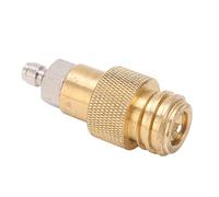 Jeanoko Adaptador de Recarga de Refrescos de Latón, Rosca Macho TR21-4 Eficiente para Uso en Máquinas de Fabricación de Refrescos