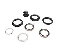 Jeanoko Auriculares para Bicicleta, Diseño de Sellado de Aleación de Aluminio de 44mm, Rodamiento Doble para Ciclismo de Montaña y de Carretera, Componentes Duraderos