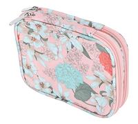 Jeanoko Bolsa de Ganchillo con Cremallera de Doble Cara, Paquete Organizador Impermeable para Almacenamiento de Tejido de Madre, Tela Oxford de 6,9x5,5x1,6 Pulgadas (Tela Oxford 600D.)