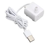 Jeanoko Bomba de Fuente de Agua para Mascotas, Bomba Dispensadora de Agua para Gatos, 5 V, Alimentada por USB, Ultra Silenciosa, de Baja Potencia, Ajustable para Fuente para Masco
