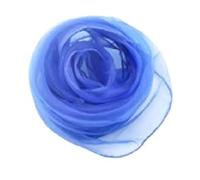 Jeanoko Bufanda de Juego para Niños, Bufanda de Seda de Malabarismo Colorida Brillante para Educación Musical de Baile, Material de Seda Suave (Azul)