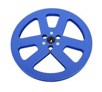 Jeanoko Carrete de Cinta Vacío de 1/4 y 7 Pulgadas, Construcción ABS de Alta Resistencia para Grabaciones de Carrete a Studer (Azul)