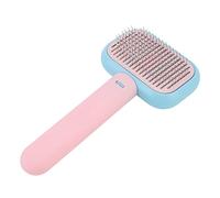 Jeanoko Cepillo Rebanador para Mascotas, Autolimpieza, Fácil Agarre para Suministros de Aseo para Perros y Gatos, Azul y Rosa, 1 Paquete
