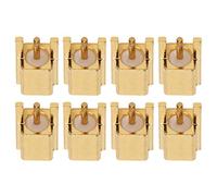 Jeanoko Conector Hembra MMCX Juego de Conectores Coaxiales Confiables de 10 Piezas para Mejorar el Rendimiento de RF, para Dispositivos RF