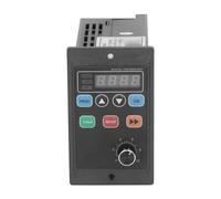 Jeanoko Controlador de Accionamiento de Frecuencia Variable Mini Inversor de Control Vectorial Portátil para Ventilador de Motor Bomba de Agua Máquina de Grabado PC Retardante de Llama 1PH 176-264V